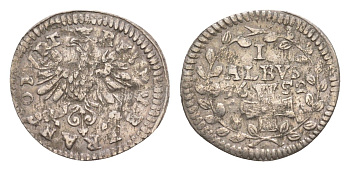 Франкфурт 1 альбус 1652 KM 108.1 серебро 1515-533