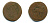 РОССИЯ 1 КОПЕЙКА 1760 медь 61-755