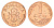 Румыния 1 лей 1992 KM 113 сталь плакированная медью UNC 4564-429