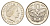 Новая Зеландия 10 центов 2002 Елизавета II (1952-2022), маска маори KM 117 медно-никель UNC 4652-657