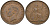 Великобритания 1 пенни 1948 Георг VI (1936-1952) KM 845, Spink 4114 бронза 4574-146