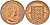 Джерси 1/12 шиллинга 1961 KM 21 бронза 4389-626
