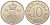Дания 10 эре 1983 R; B, Маргрете  II (1972-2024) KM 860.3 медно-никель 116-255