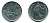 ФРАНЦИЯ 5 ФРАНКОВ 1974 СЕЯТЕЛЬ KM 926a.1, LE FRANC 341.6 медно-никель плакированный никелем 25-722