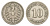 Германия 10 пфеннигов 1876 C, Вильгельм I (1871-1888) KM 4, J. 4 медно-никель 4640-217
