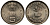 Индия 5 рупий 1995 50 лет FAO KM 157 медно-никель UNC 4364-642