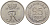 ДАНИЯ 25 ЭРЕ 1962 С; S, ФРЕДЕРИК IX (1947-1972) KM 850 медно-никель UNC 28-412