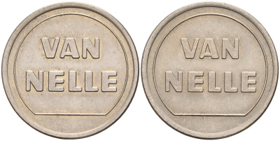 Нидерланды жетон для торговых аппаратов ND Van Nelle никель 4541-855