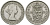 Великобритания 1 шиллинг 1953 Елизавета II (1952-2022), Английский герб KM 890, Spink 4139 медно-никель 94-533
