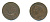 Великобритания 1/2 пенни 1945 Георг VI (1936-1952) KM 844, Spink 4115 бронза 59-1033