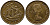 Великобритания 1/2 пенни 1956 Елизавета II (1952-2022) KM 896, Spink 4158 бронза 4390-152