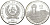 Афганистан 500 афгани 1996 FAO, Триумфальная Арка "Такия Зафар" в Пагмане KM 1028 серебро PROOF \M8-20