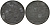 Бельгия 1 франк 1945 Belgie - Belgique, Леопольд III (1934-1947), германская оккупация, Вторая мировая война KM 128 цинк 4161-557
