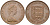 Джерси 2 пенса 1975 герб, Елизавета II (1952-2022) KM 31 бронза 4583-126