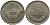Монголия 15 мунгу 1970 KM 31 медно-никель 4511-1215