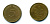 ФРГ 5 ПФЕННИГОВ 1975 F KM 107, J.382 сталь плакированная латунью 46-257