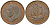 Великобритания 1/2 пенни 1944 Георг VI (1936-1952) KM 844, Spink 4115 бронза 4163-1123