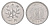 Япония 1 йена 1970 Yr. 45 Y?74 алюминий 4640-826