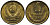 СССР 1 копейка 1991 ММД, буква "М" KM 126а, Федорин 182 латунь аUNC 188-1024