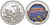 Палау 5 долларов 1993 морской мир, цветная эмаль KM 4 серебро PROOF 00-000-00