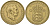 Дания 2 кроны 1957 Фредерик IX (1947-1972) KM 838 алюминиевая бронза 4578-322
