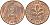 ФРГ 2 пфеннига 1985 F KM 106a, J.381 сталь плакированная медью 4115-648