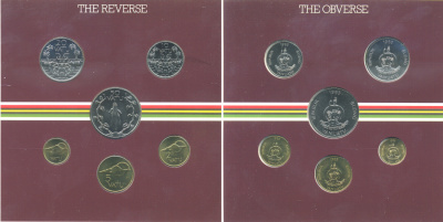 ВАНУАТУ НАБОР ИЗ 6 МОНЕТ 1983 1, 2, 5, 10, 20, 50 ВАТУ, В ОРИГИНАЛЬНОМ КАРТОННОМ БУКЛЕТЕ, ИЗГОТОВИТЕЛЬ КОРОЛЕВСКИЙ МОНДВОР АНГЛИИ BUNC 00-00