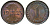 Германия 1 рентенпфенниг 1923 G KM 30, J. 306 бронза UNC 72-1168