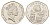 Гибралтар 50 пенсов 1989 Рождество KM 31 медно-никель UNC 1524-2022