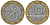 Франция 10 франков 1988 тип Гений Бастилии KM 964.1, Le Frank 375.2 биметалл 45-526
