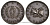 Англия медаль ND Слава - награда за смелость, VIRTVTIS GLORIA MERCES, HIS NITITVR ORBIS серебро 1527-825