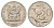 ЮАР 50 центов 1983 Зантедеския Эллиота (калла), герб KM 87 никель 4693-834