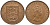 Джерси 1/12 шиллинга 1964 Елизавета II (1952-2022) KM 21 бронза 41-544