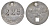 Германия жетон рабочего с его номером ND алюминий 1528-632
