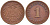 ГЕРМАНИЯ 1 ПФЕННИГ 1904 F KM 10, J. 10, Weege 2 медь 211-315