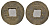 Корея 1 мун конец XIX века бронза 4654-1145