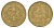 Тунис 2 франка 1945 KM 248 алюминиевая бронза 4179-612