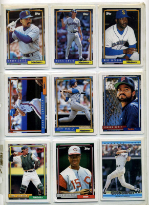 США КАРТОЧКИ БЕЙСБОЛЬНЫЕ 9 штук разных 7501-31