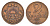 Латвия 2 сантима 1928 KM 2 бронза 4679-233