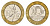 Франция 10 франков 1991 тип Гений Бастилии KM 964 биметалл 186-314