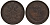 Россия 3 копейки 1864 ЕМ Биткин 328 медь 633-814