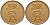 Дания 5 эре 1963 C; S, Фредерик IX (1947-1972) KM 848.1 бронза 202-715
