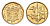 ЮАР 10 центов 1994 герб, цветок алоэ KM 135 сталь плакированная бронзой UNC 4694-669