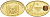 Нигер 100 франков 2016 Чемпионат Европы по футболу во Франции, овал, эмаль золото PROOF 00-820-38