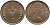 Великобритания 1/2 пенни 1971 Елизавета II (1952-2022) KM 914, Spink 4239 бронза 99-1056