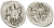 Русское Царство копейка 1547-1584 Иван IV Васильевич, Новгородский  монетный двор, 0,65 ГР ГиК №77 серебро 262-256