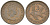 Кипр 3 миля 1955 Елизавета II (1952-2022), рыба KM 33 бронза 4152-618