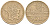 Франция 10 франков 1978 тип Матье KM 940, Le Franc 365.11-12 никель латунь 4577-511