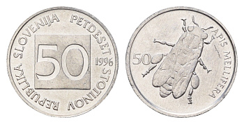 Словения 50 стотинов 1996 KM 3 алюминий UNC 4685-654