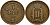Швеция 5 эре 1883 Оскар II (1872-1907) король Швеции и Норвегии KM 736 бронза 1530-845